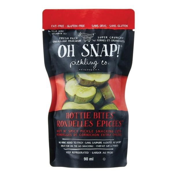 Oh Snap! Pickling Co. Hottie Bites Hot N' Spicy Pickle Snacking Cuts ...