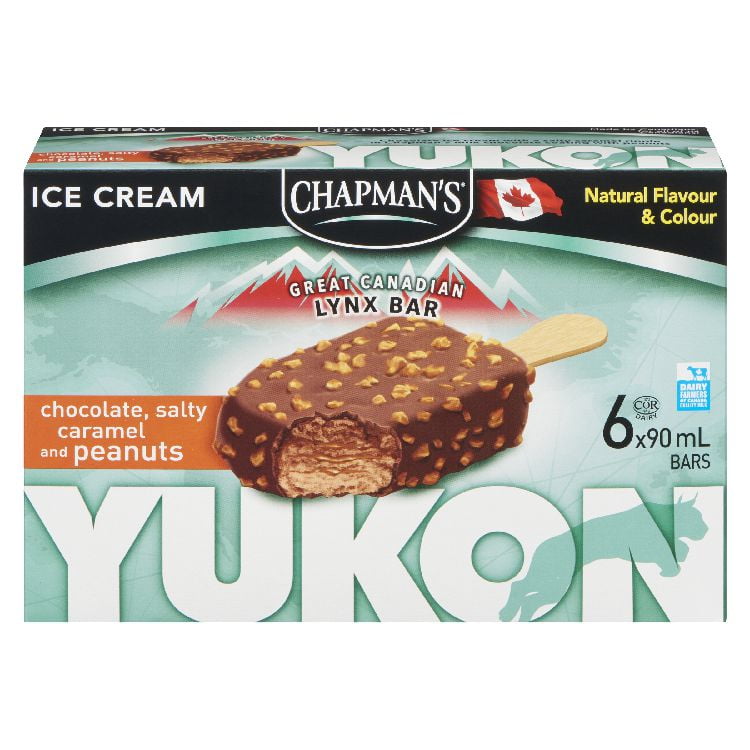 Chapman's Yukon Lynx Chocolate, Salty Caramel & Peanut Ice Cream Bar