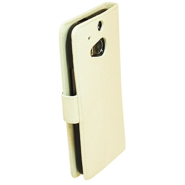 Étui portefeuille Exian en cuir pour HTC One M8