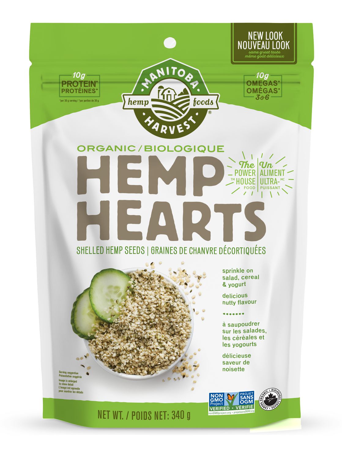 Manitoba Harvest Hemp Foods Hemp Hearts Organic 340G | Walmart Canada