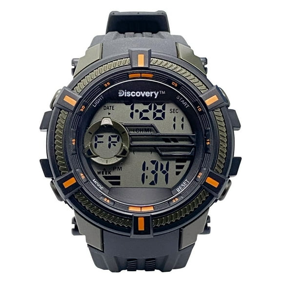 Montre numérique multifonction Discovery pour hommes