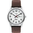 thumbnail image 1 of Timex® Easy Reader® Basic Brown Leather Strap Men's Analog Watch, 1 of 2
