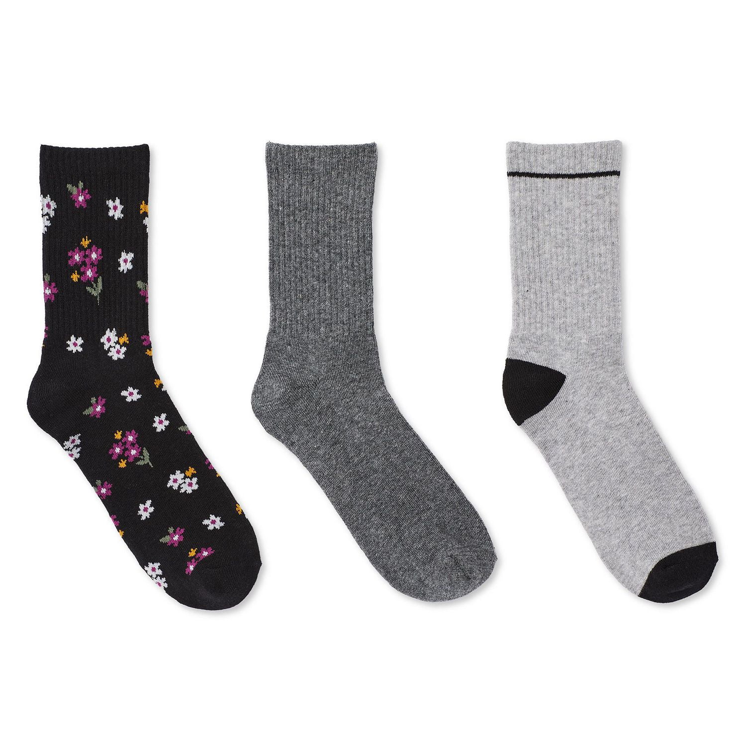 George Women's Crew Socks 3-Pack