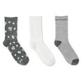thumbnail image 1 of George Women's Crew Socks 3-Pack, 1 of 1