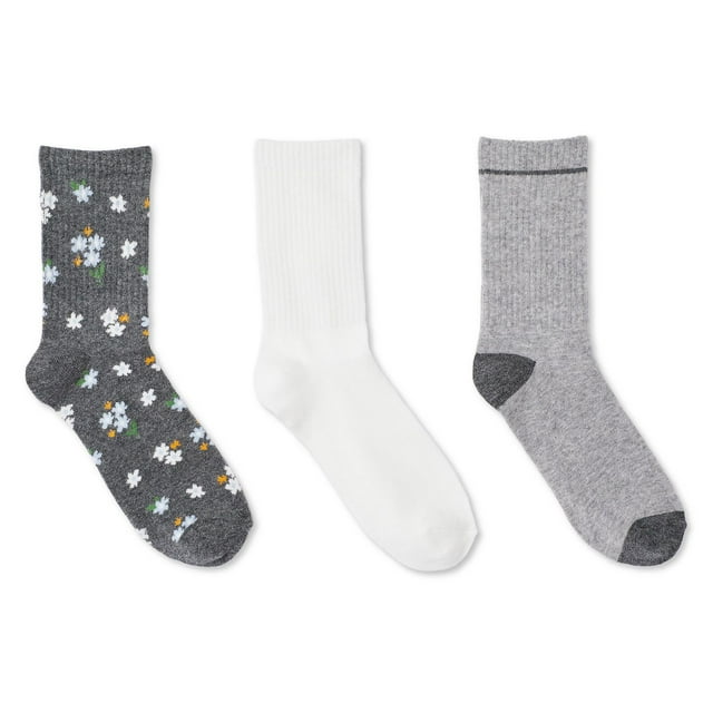 George Women's Crew Socks 3-Pack