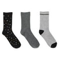 thumbnail image 1 of George Women's Crew Socks 3-Pack, 1 of 1