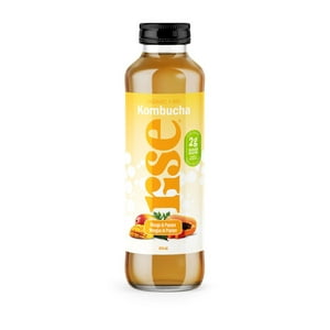 RISE 1g Kombucha Mango & Papaya, 414mL