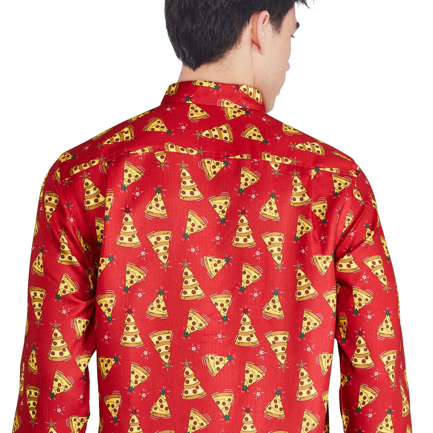 George Men's Holiday Button-Down Shirt