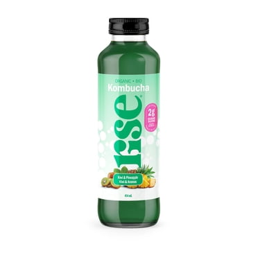 RISE 1g Kombucha Kiwi & Pineapple, 414mL