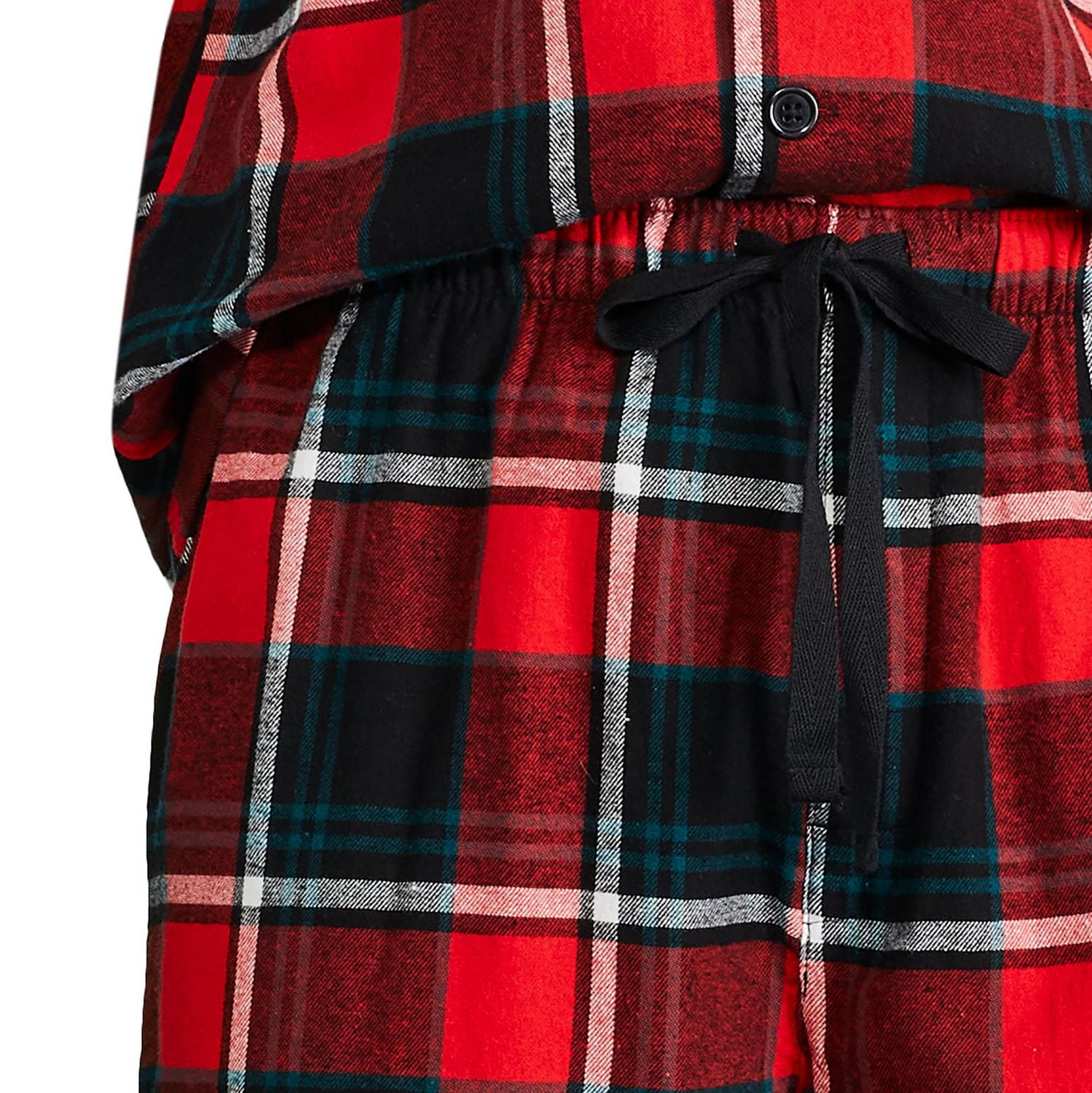 George Men's Notch Collar Pajama 2-Piece Set