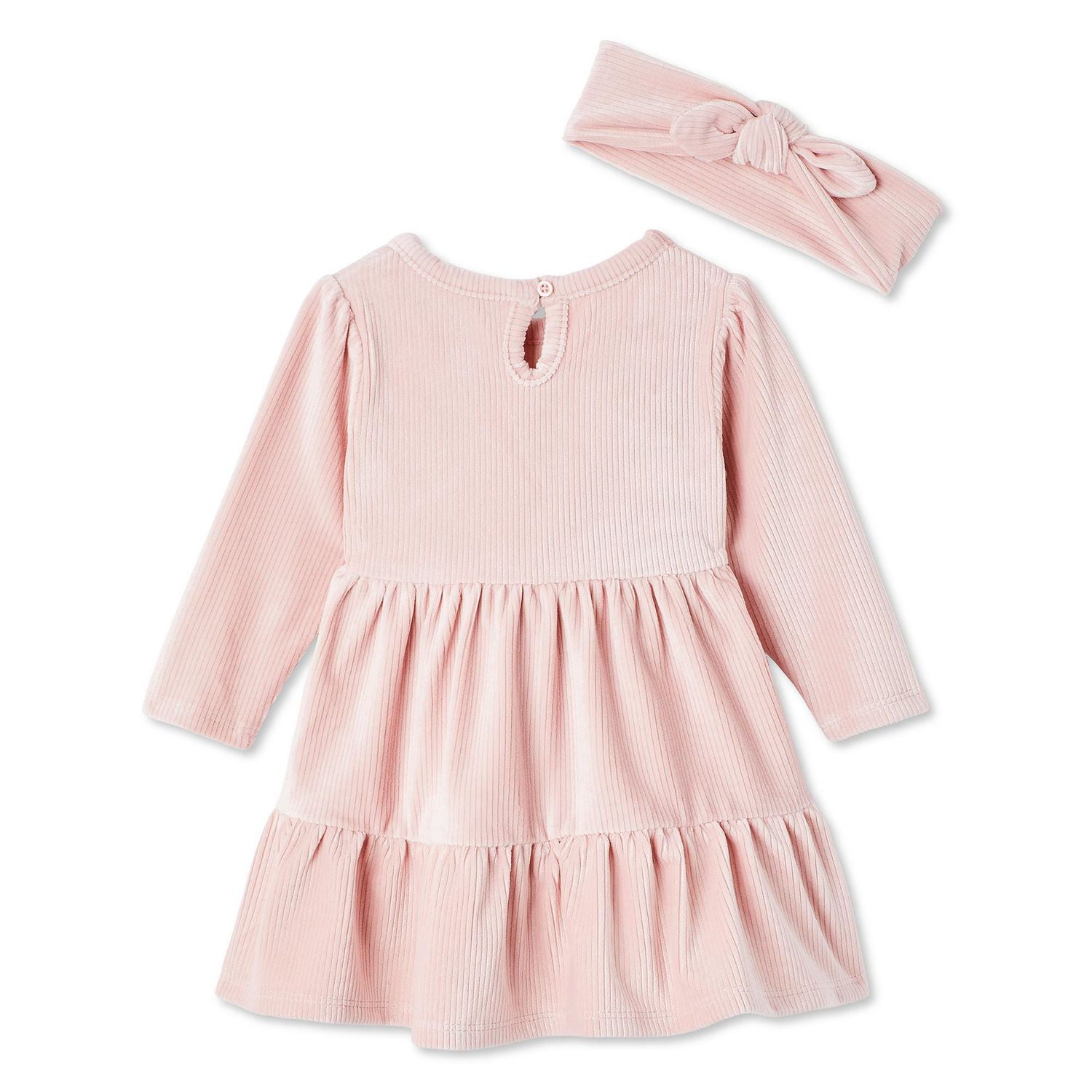 George Baby Girls' Velour Dress 2-Piece Set