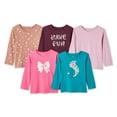 thumbnail image 1 of George Toddler Girls' Tee 5-Pack, 1 of 2