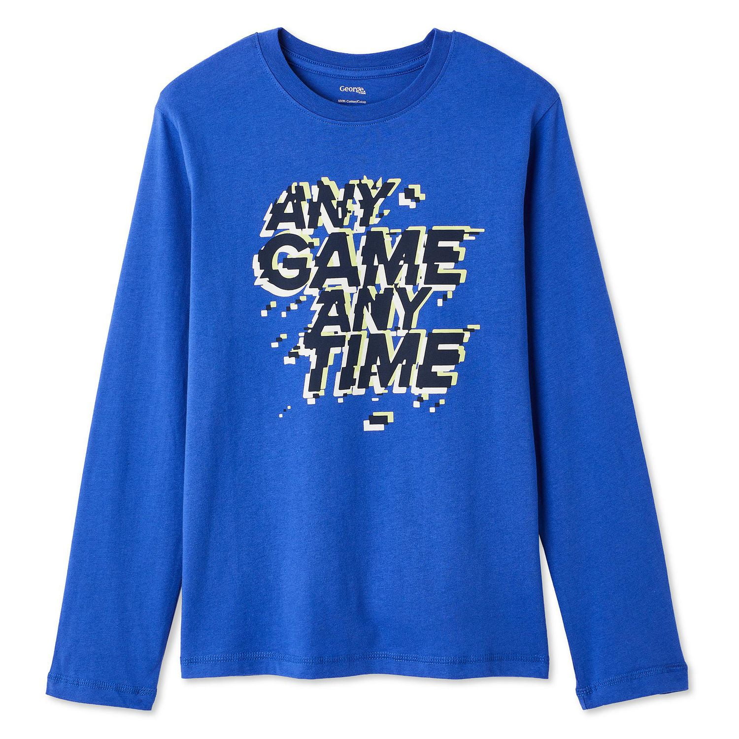 T-shirt à manches longues avec imprimé graphique George pour garçons