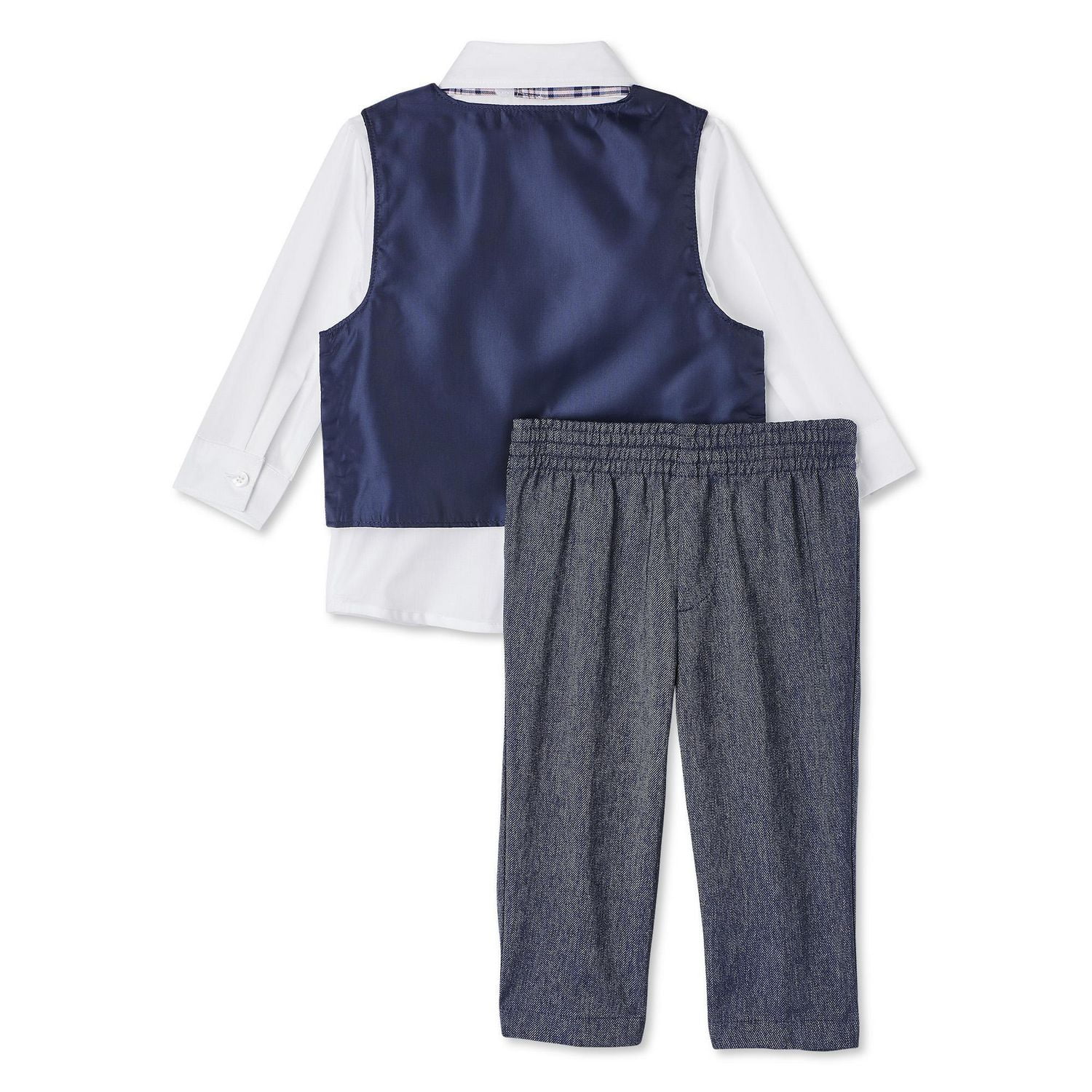 Ensemble 4 pièces avec chemise, gilet, pantalon et nœud papillon George pour bébés garçons