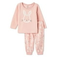 thumbnail image 1 of Pyjama 2 pièces en molleton George pour bébés filles, 1 of 2