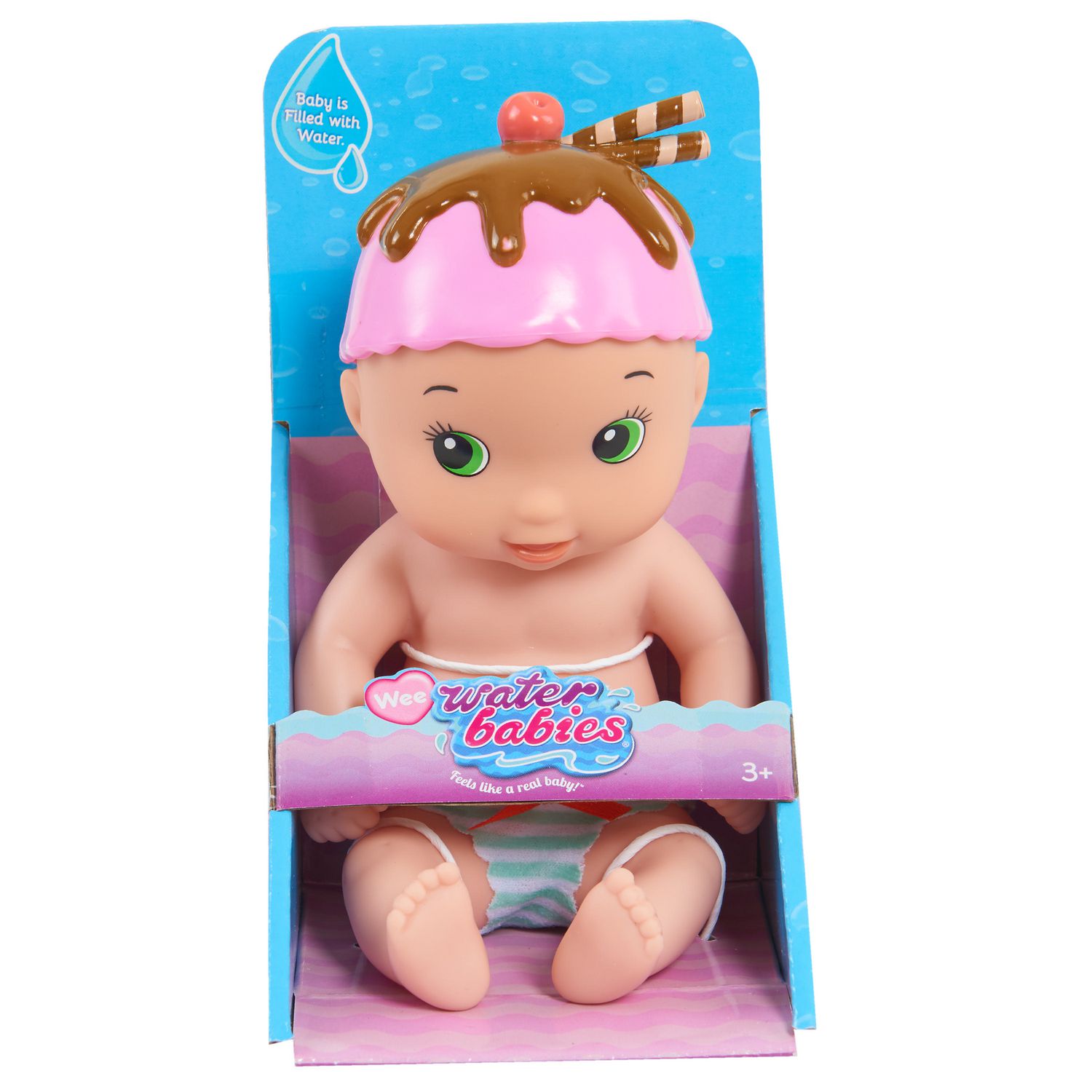 baby doll filled with water