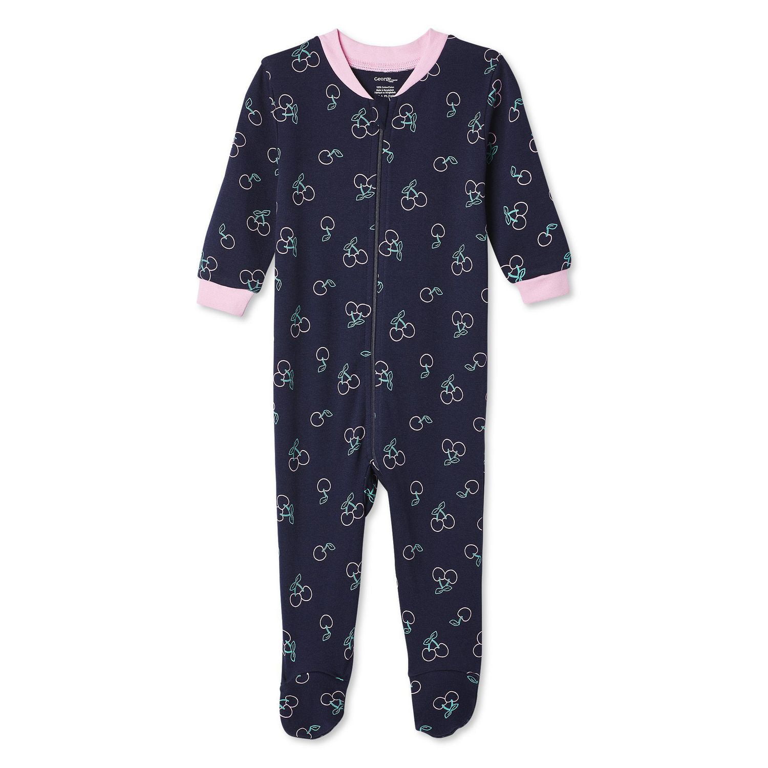 George Baby Girls' Full-Zip Sleeper