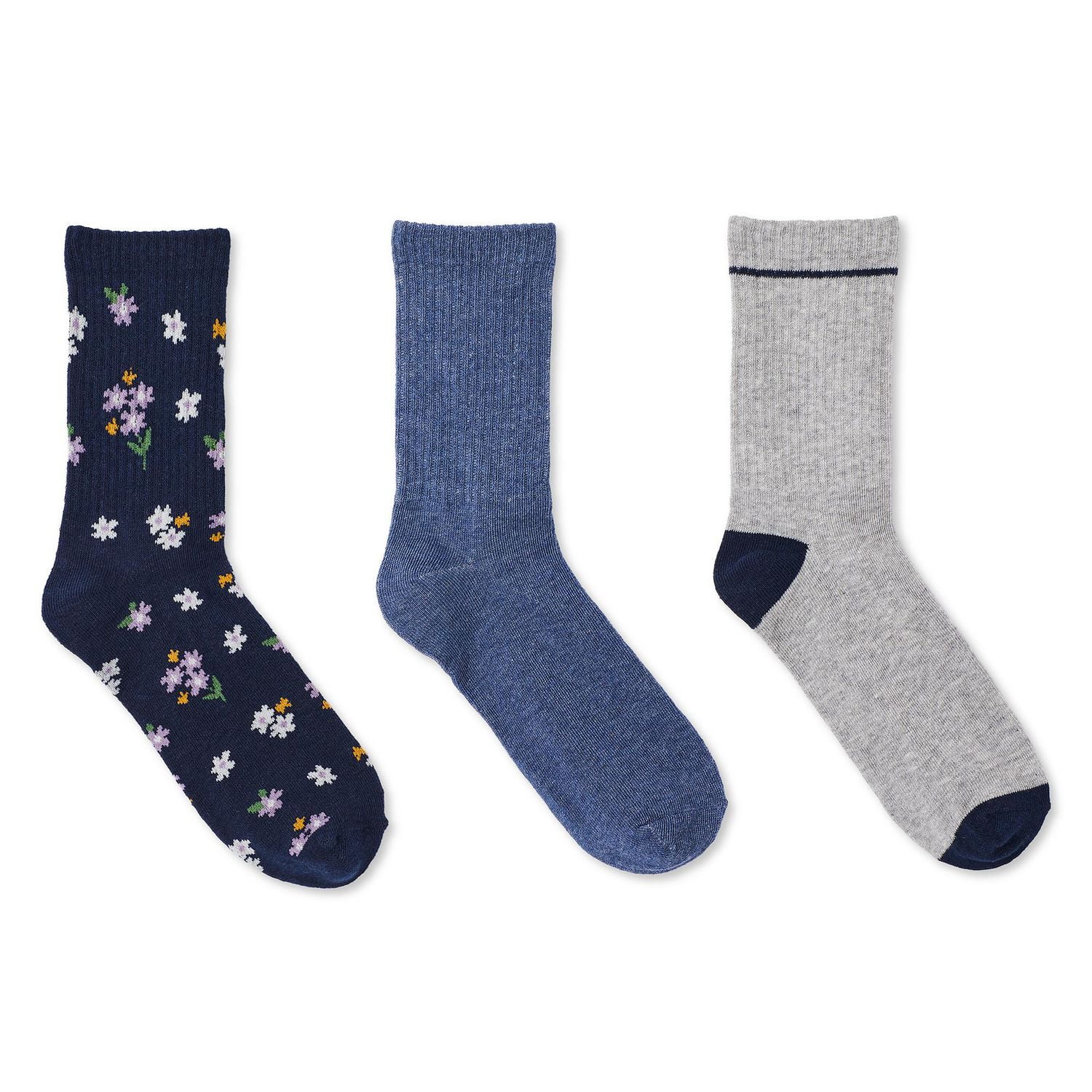 George Women's Crew Socks 3-Pack