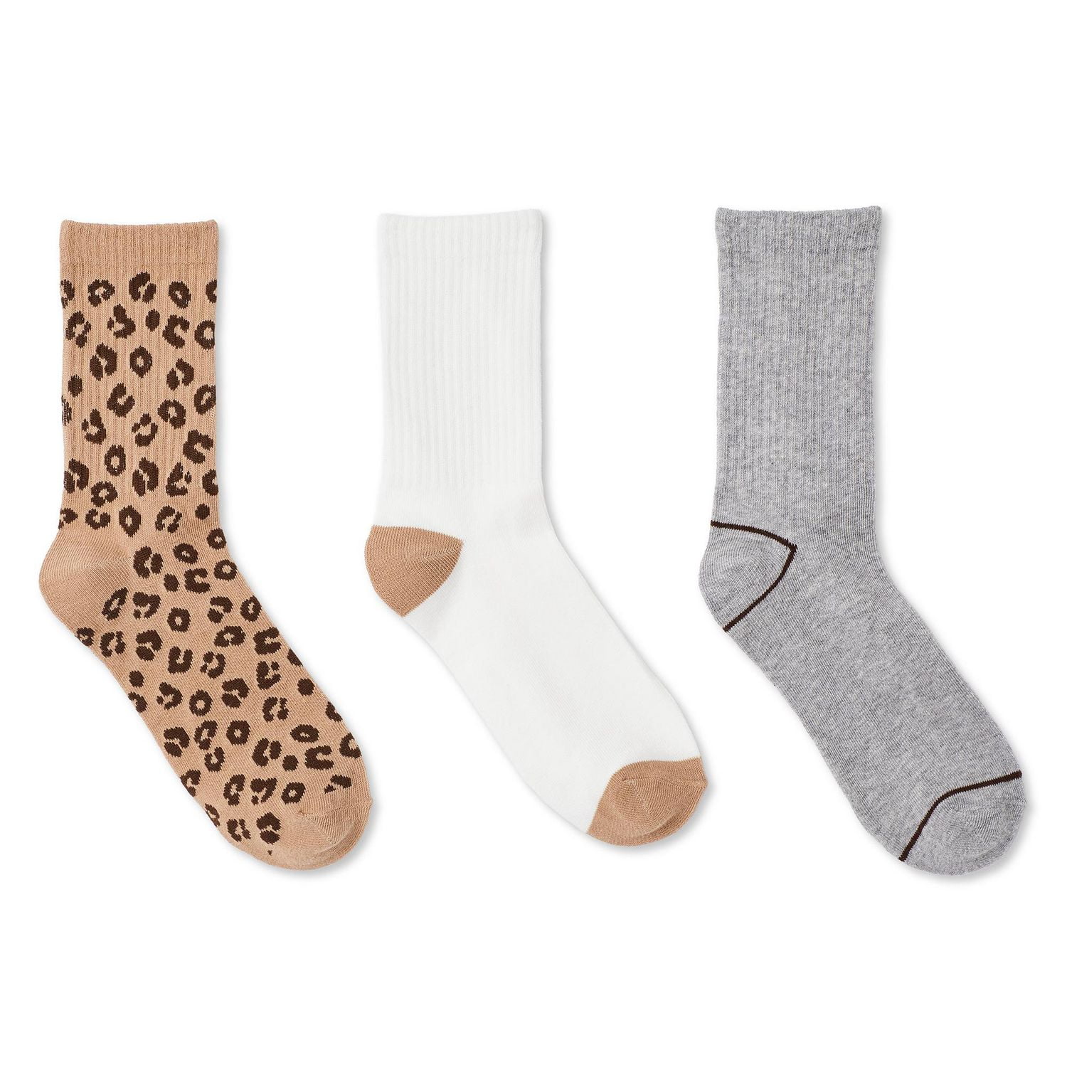 Lot de 3 paires de mi-chaussettes George pour femmes