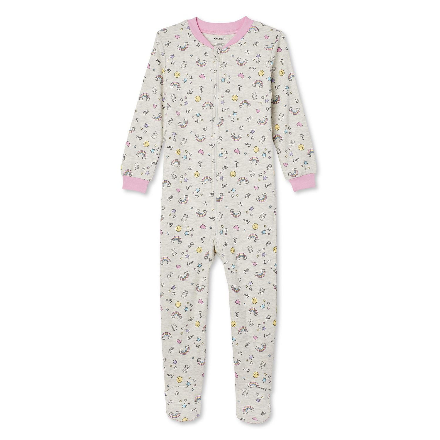 George Toddler Girls' Full-Zip Sleeper