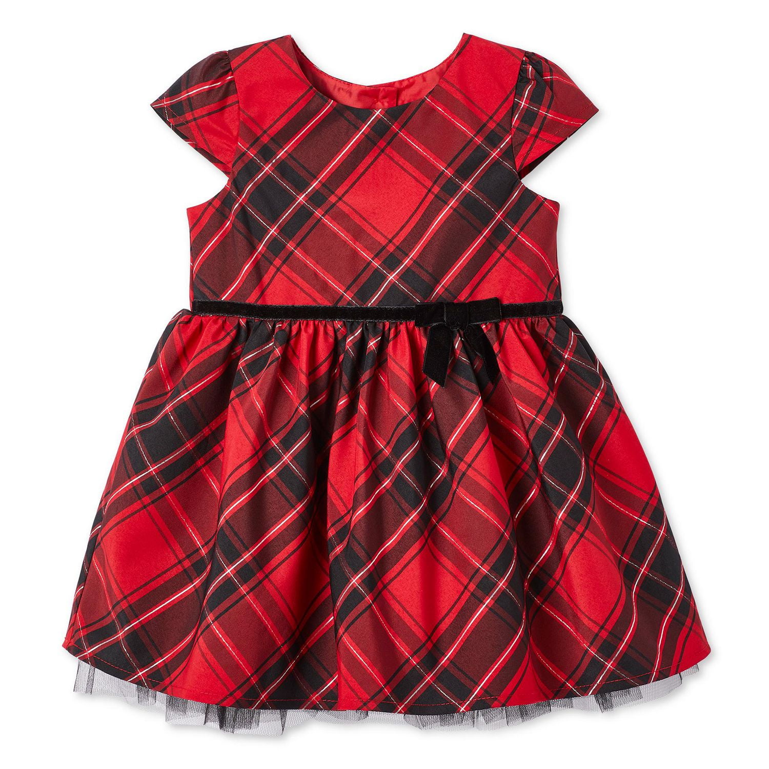 Robe à motif écossais George pour bébés filles