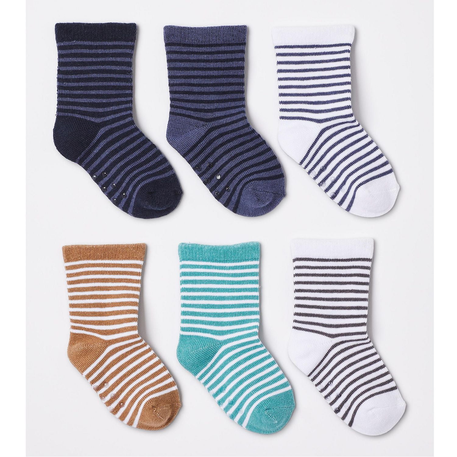 George Baby Boys' Crew Socks 6-Pack