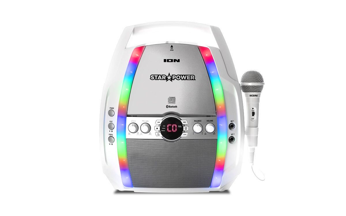 ION Audio Ion Star PowerPortable Karaoke System with Cd Player And