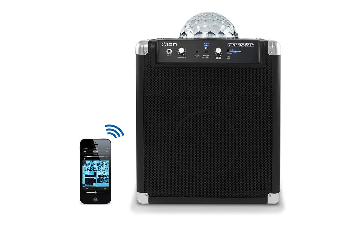 Ion Party Rocker Wireless Speaker System with Built-in Light Show