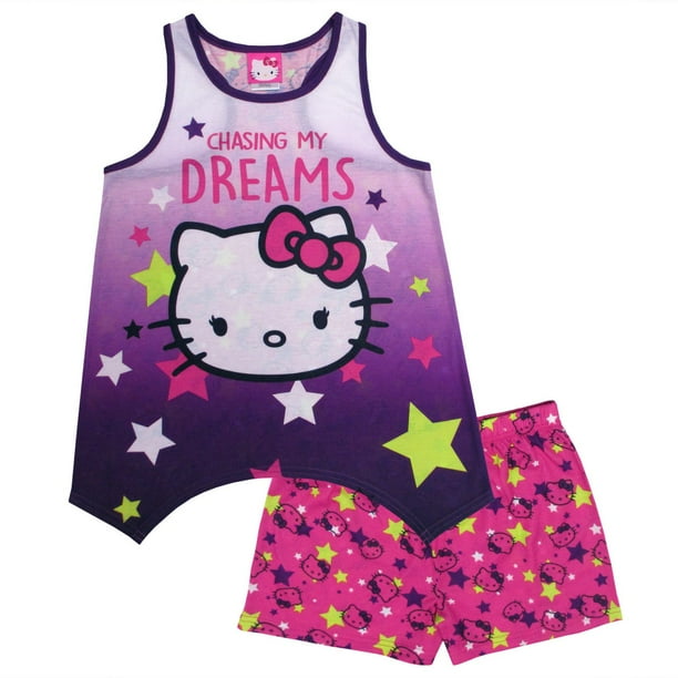 Ensemble 2 pièces pyjama pour filles de Hello Kitty