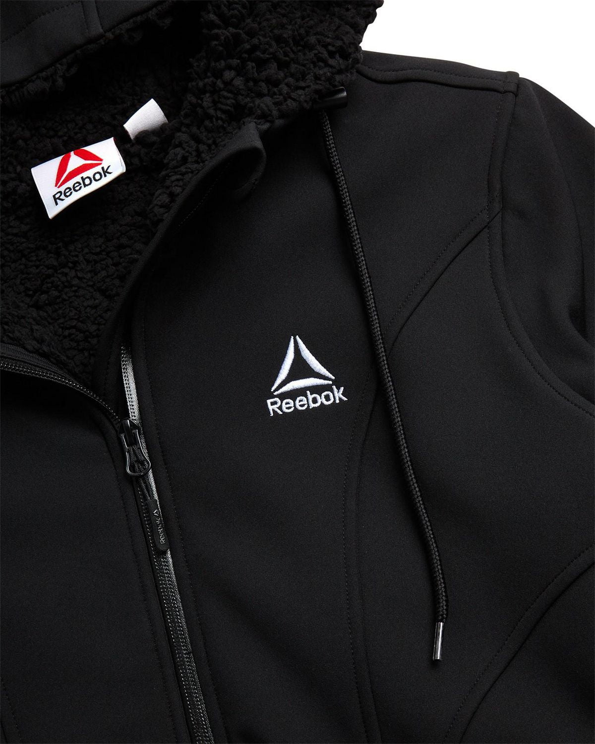 Reebok Women's Sherpa Lined Softshell Jacket with Hood