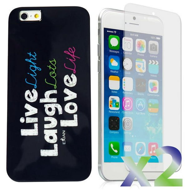 Étui Exian pour iPhone 6 Live Laugh Love