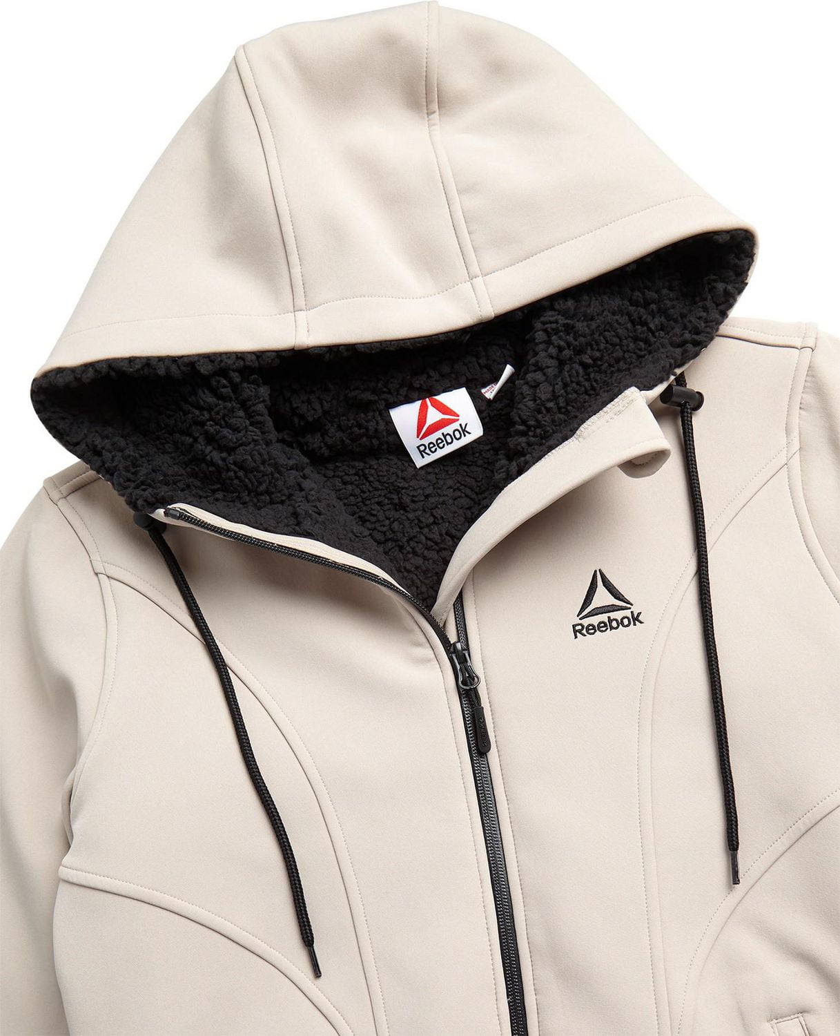 Reebok Women's Sherpa Lined Softshell Jacket with Hood