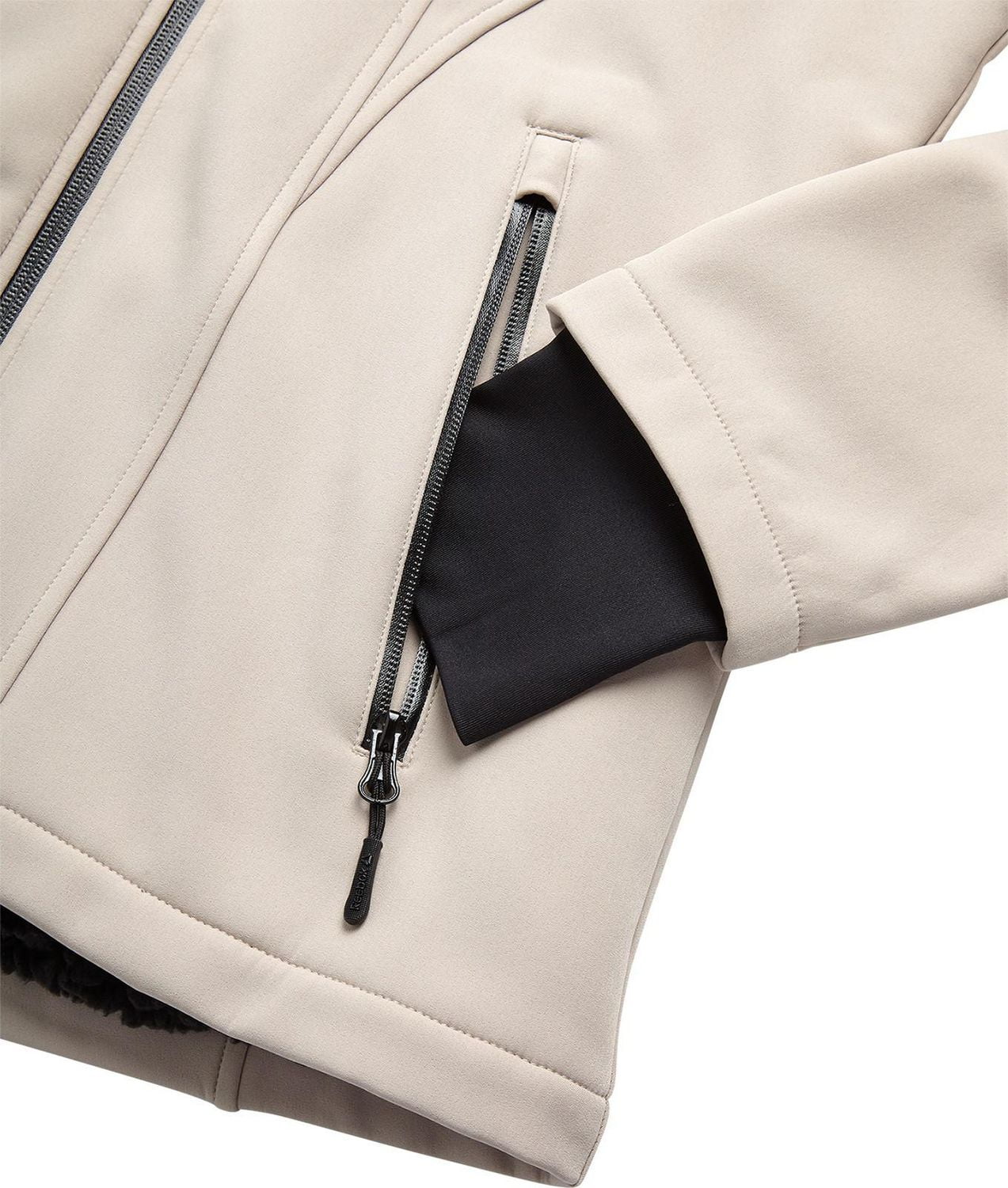 Reebok Women's Sherpa Lined Softshell Jacket with Hood