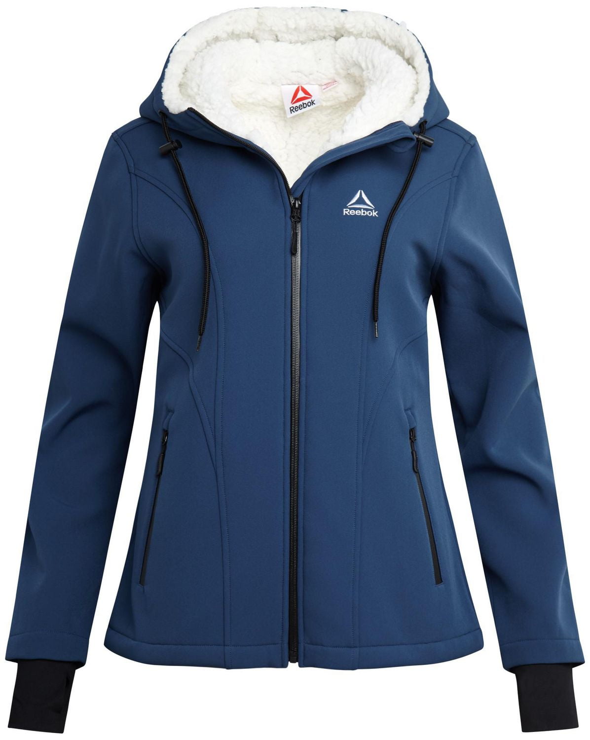 Reebok Women's Sherpa Lined Softshell Jacket with Hood