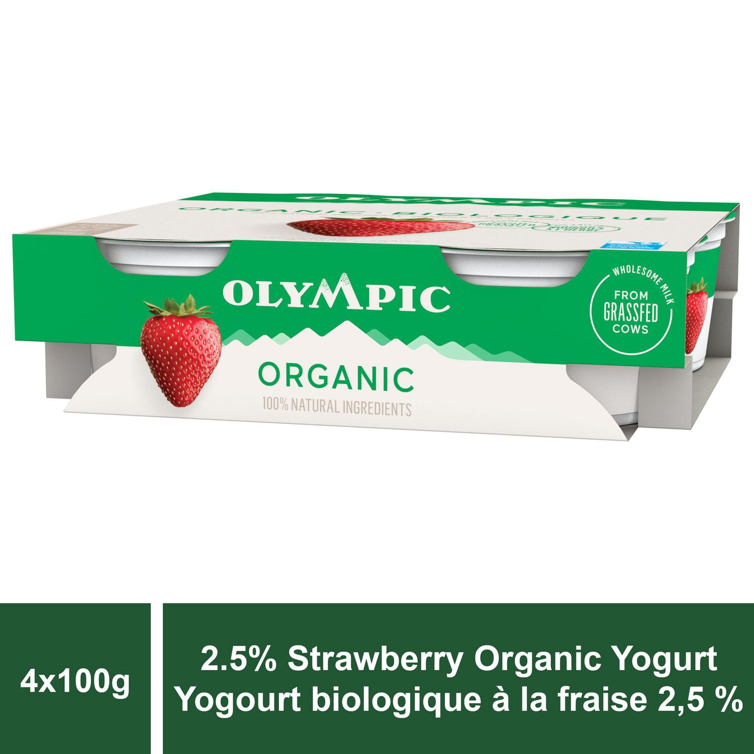 Olympic Organic 2.5 Strawberry Yogurt Walmart Canada