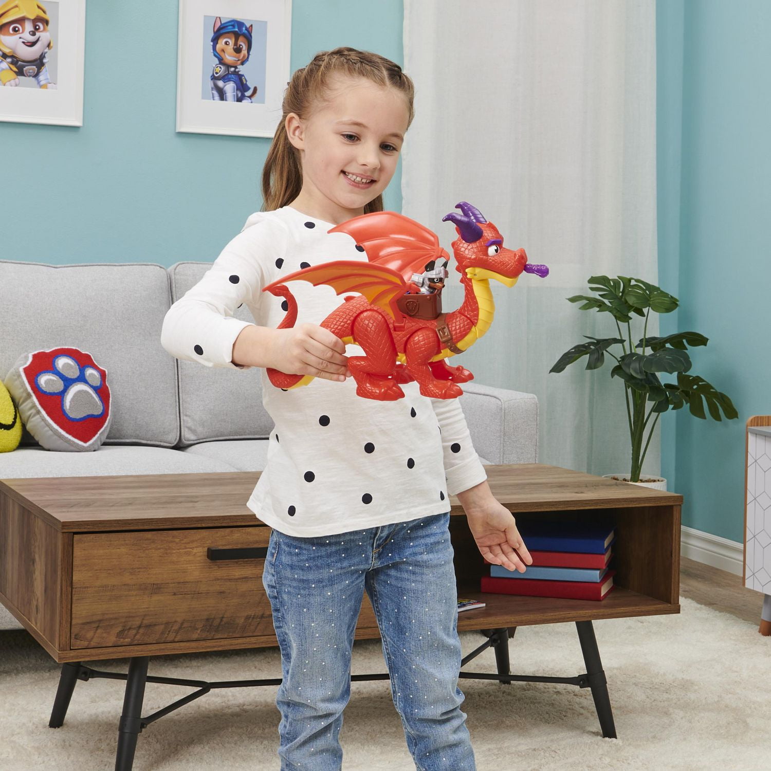 PAW Patrol, Rescue Knights Sparks the Dragon with Super Wings and