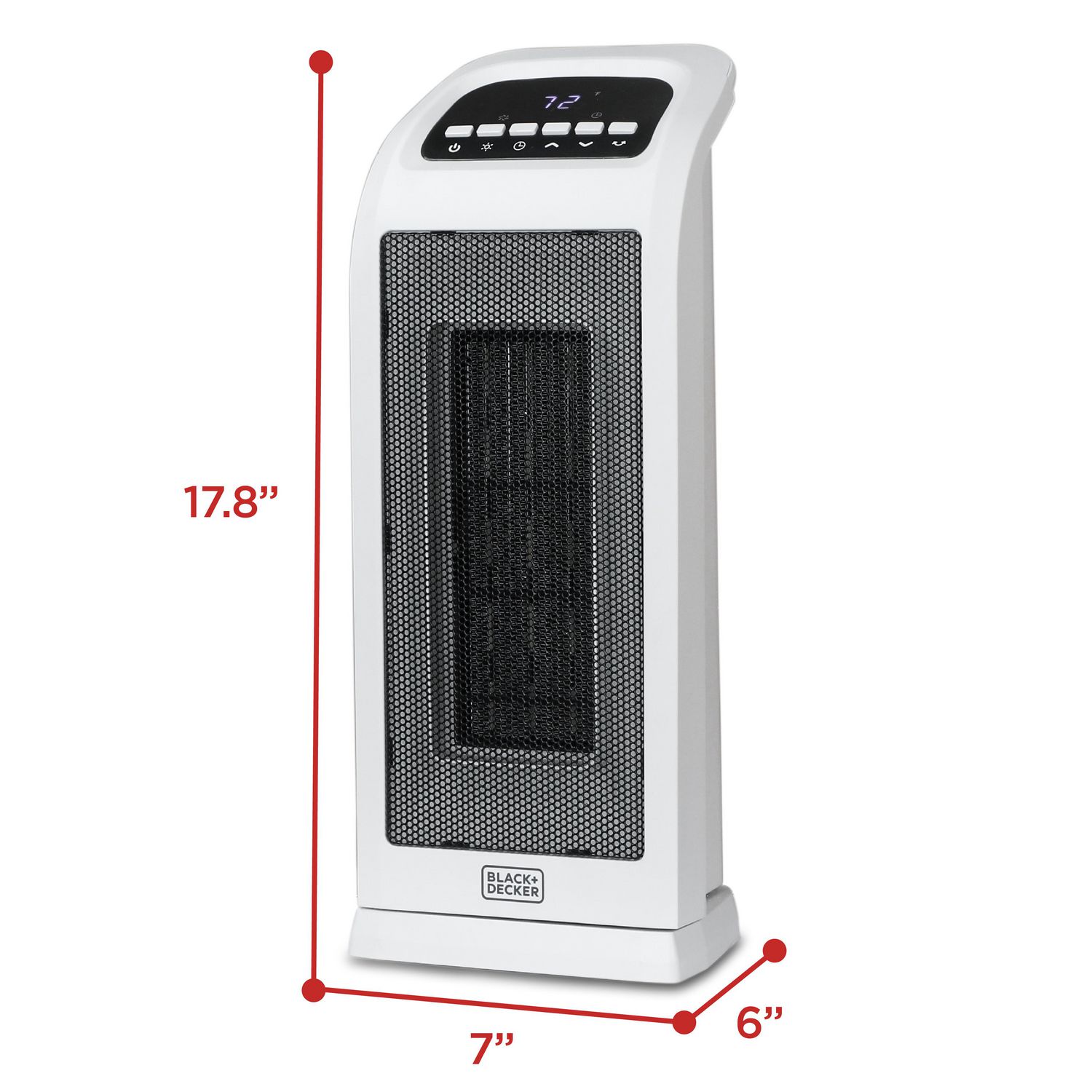 BLACK DECKER Oscillating Portable Heater Tower and Heater and