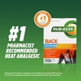 thumbnail image 2 of Rub A535 Back Ice to Heat Pain Relief Medicated Patches - Dual Action, Flexible and Greaseless, 8 Hours of Targeted Pain Relief for Back, 4 Patches, 2 of 6