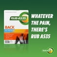 thumbnail image 4 of Rub A535 Back Ice to Heat Pain Relief Medicated Patches - Dual Action, Flexible and Greaseless, 8 Hours of Targeted Pain Relief for Back, 4 Patches, 4 of 6