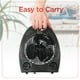 BLACK+DECKER Chauffage léger pour usage intérieur, chauffage infrarouge 1500 W avec protection contre la surchauffe – image 4 sur 7