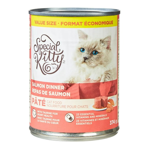 Special Kitty Salmon Dinner cat food, 374 g
