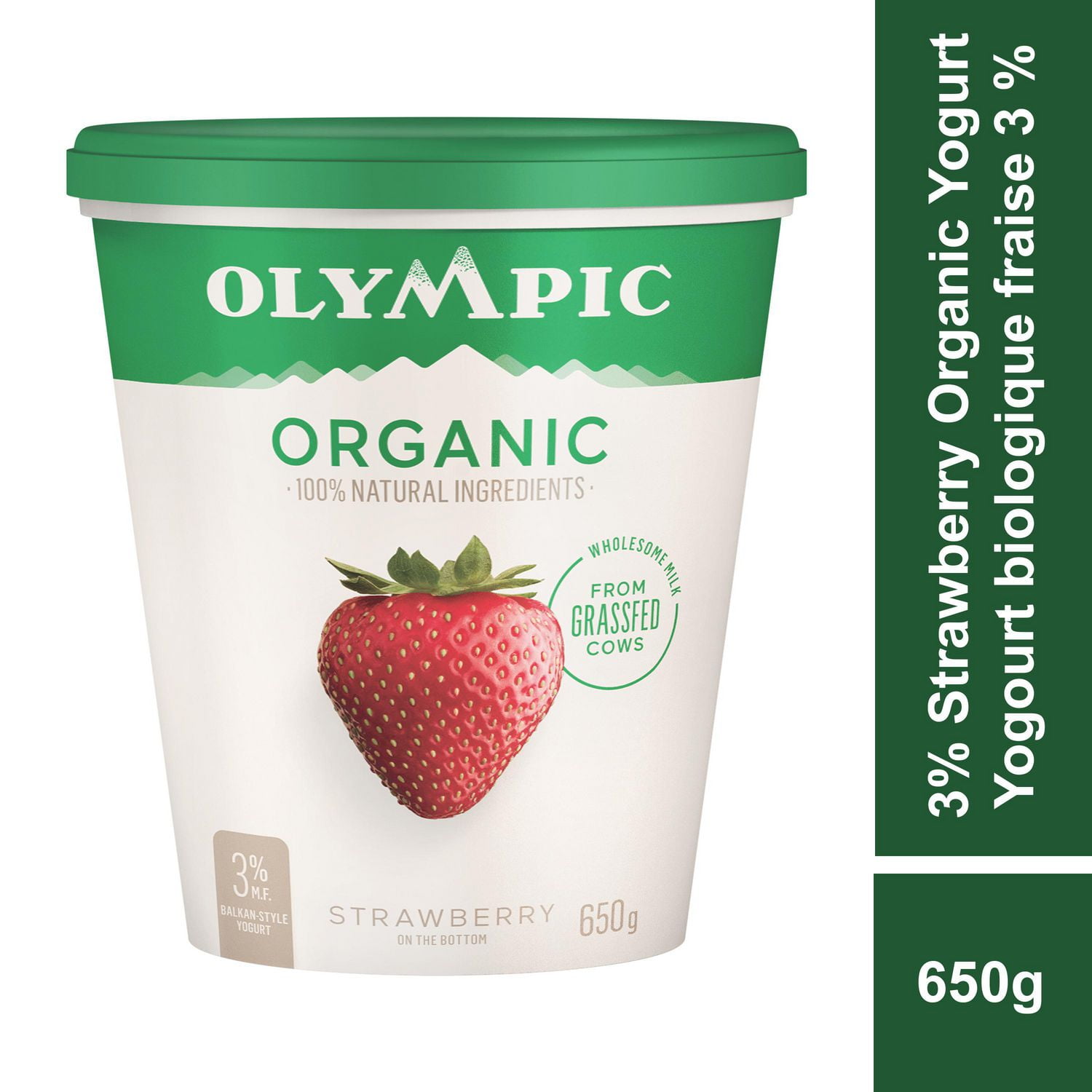 Olympic Organic 3 Strawberry Yogurt Walmart Canada