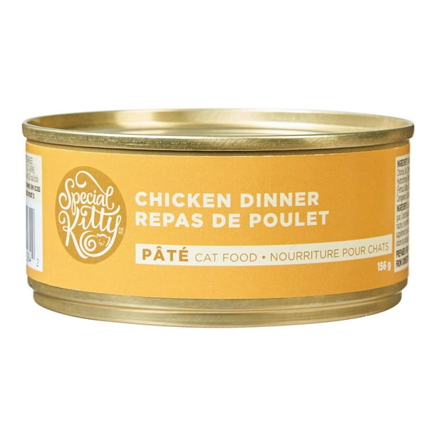 Nourriture pour chats Repas de poulet Special Kitty 156g