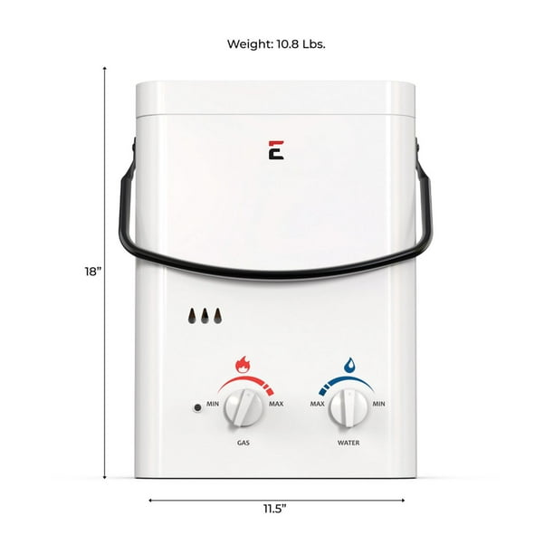 Chauffe-eau portatif sans réservoir Onsen 5L avec pompe 3.0 et kit