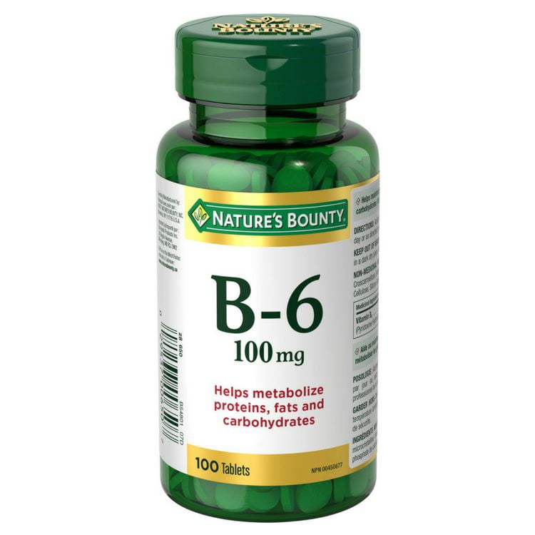 Nature's Bounty Vitamin B-6 100 Mg | Walmart Canada