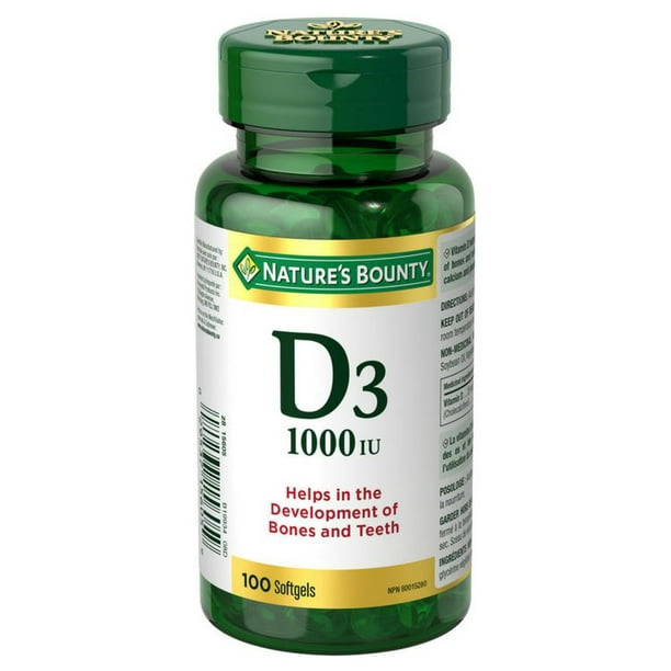 Nature's Bounty Vitamine D3 1000 IU