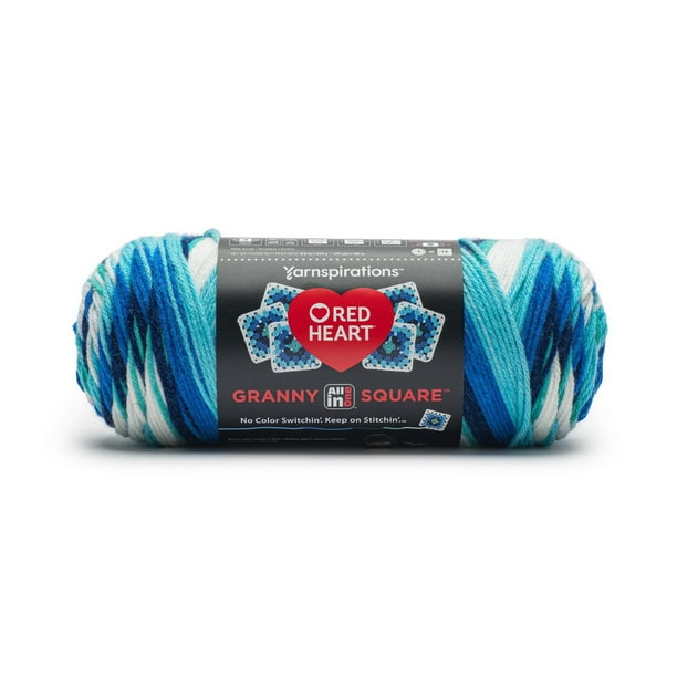 Red Heart All In One Granny Square Yarn (250g/8.8oz) - Walmart.ca