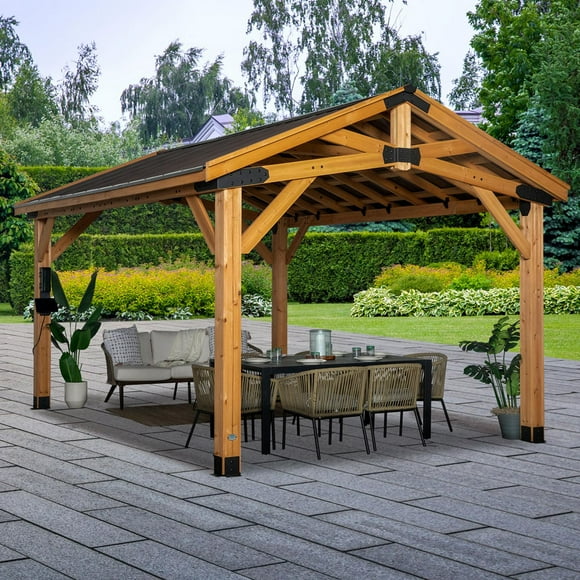 Backyard Discovery 16' x 12' Norwood Cedar Gazebo