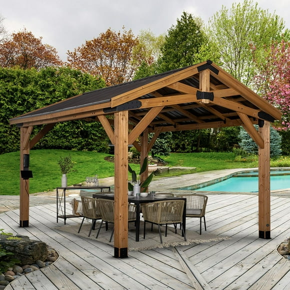 Backyard Discovery 14' x 12' Norwood Cedar Gazebo