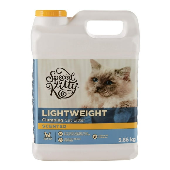 Special Kitty Scented Scoopable Lightweight Multi-Cat litter, 3.86 Kg